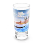 がぶちゃんのベネチア　ゴンドラの風景 Long Sized Water Glass :front