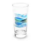 ようこそ　taitaitaro shop への山中湖からの富士 Long Sized Water Glass :front