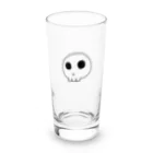 ʚまɞのシンプルドクロ Long Sized Water Glass :front