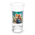 安田ワールドのハムスターのイラストグッズ Long Sized Water Glass :front