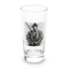 hyon1004のサラリーマン侍 Long Sized Water Glass :front