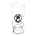 ワンダーワールド・ワンストップのDog　ペット好き④ Long Sized Water Glass :front