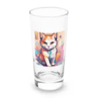 jiji2の額に模様のある猫 Long Sized Water Glass :front