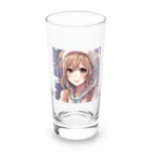 アポロンさんのお店の彼女の笑顔が輝くアートコレクション Long Sized Water Glass :front