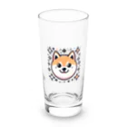 Mine-1のかわいい芝犬 Long Sized Water Glass :front