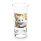 yoiyononakaの葡萄畑の番猫02 Long Sized Water Glass :front