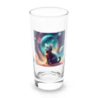 renkanの宇宙に居る猫のイラストグッズ Long Sized Water Glass :front