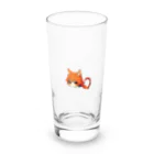 花姫の創造的宝庫の第１弾かぼちゃ猫グッズ Long Sized Water Glass :front