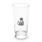 kgymのスーツ猫 Long Sized Water Glass :front