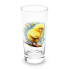 yukikinoの星とかわいいひよこちゃん Long Sized Water Glass :front