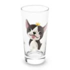 Bostoniaの子犬のハヌル Long Sized Water Glass :front