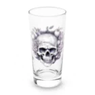 LCOMLのフルーツに囲まれたSKULL Long Sized Water Glass :front
