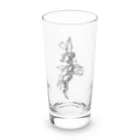 おこたちの10/17 誕生花 ムラサキシキブ Long Sized Water Glass :front