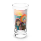 キキとココからのMagic hour / 穏やかな夕暮れの祈り Long Sized Water Glass :front