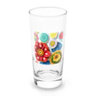 屋台 CLINICのフラワー3D風 Long Sized Water Glass :front