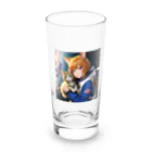 busabusaの彼女とかわいいネコ Long Sized Water Glass :front