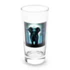 yuuchan22のホラー風ゾウ Long Sized Water Glass :front