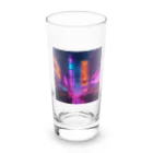 rico_121の雨のネオン街 Long Sized Water Glass :front