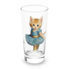 ハッピー・ディライト・ストアのバレリーナの子猫 Long Sized Water Glass :front