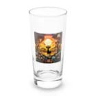 CyberArmadilloのアフリカの大地-希望の朝4 Long Sized Water Glass :front