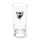 8ball.AI.artの襲うドラゴン　ロゴ Long Sized Water Glass :front