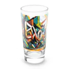 のんびりアート工房のストリートアート Long Sized Water Glass :front