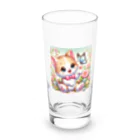 Enigma_Whispererのリボン子猫 Long Sized Water Glass :front