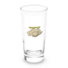 mamitarouの赤ちゃんといっしょ　ねこ　ごめん寝 Long Sized Water Glass :front