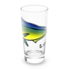 脂身通信Ｚの【魚シリーズ】シイラ♪1908  Long Sized Water Glass :front