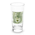 千裕アトリエ（いつもありがとう）のグリーンティーのアート　green tea art Long Sized Water Glass :front
