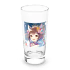 Happy Hub"（ハッピー・ハブ）の猫ギャル振り袖 Long Sized Water Glass :front