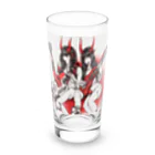 HELLOの赤デビル女ダ・ゾーン Long Sized Water Glass :front