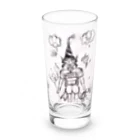 結社黒猫の遊園地のピエロ Long Sized Water Glass :front