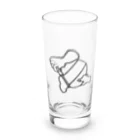 お店の名前考え中の憧れのラクレットチーズ Long Sized Water Glass :front