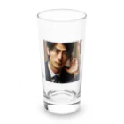 0416artのイケメンサラリーマン Long Sized Water Glass :front