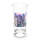 Chill_dreamのサイバーパンク風イラスト Long Sized Water Glass :front