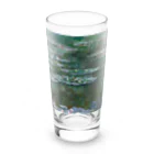 名画館のモネ「睡蓮②」　クロード・モネの絵画【名画】睡蓮シリーズ Long Sized Water Glass :front