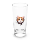 飛び出す！アニマルショップの飛び出す猫 Long Sized Water Glass :front