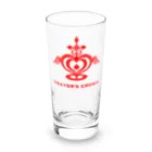 PRAYER'S CROWNの赤ロゴ　PRAYER'S CROWN Long Sized Water Glass :front