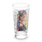 かわいい娘ショップのレインボウ娘 Long Sized Water Glass :front