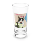 hatiwarenek-gomaのゴマの一言「選挙にいくにゃ」 Long Sized Water Glass :front