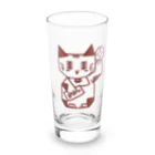 Lin Designのしかくい招き猫 Long Sized Water Glass :front