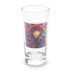 yt shopのサイケな自然イラストグッズ Long Sized Water Glass :front