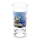 絵を描く人【のなまに】の月夜のカエル Long Sized Water Glass :front