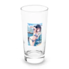 仮想の妖精たち: AI美少女の魅力のデジタル夢幻アートシリーズ Long Sized Water Glass :front