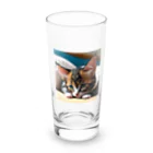 anagram12の見つめる子猫 Long Sized Water Glass :front