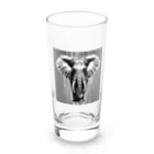 はむちショップのElephant Long Sized Water Glass :front