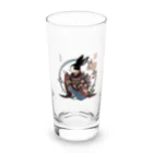 𝙍𝙖𝙗𝙗𝙞𝙩 𝙃𝙤𝙪𝙨𝙚の和服うさぎ Long Sized Water Glass :front