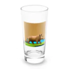 Zep11138のドット絵サイ Long Sized Water Glass :front