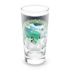 コウテイペンギン至上主義のコウテイペンギンのヒナ　たくさん Long Sized Water Glass :front